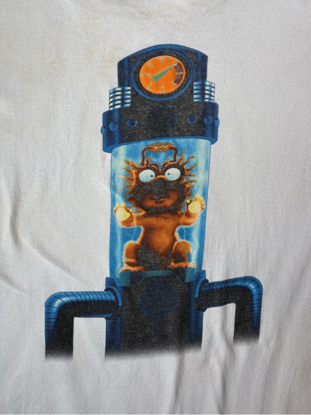 Vintage Single Stitch Disney Off-White Tee Alien Encounter Character Size L/XL - Picture 6 of 12